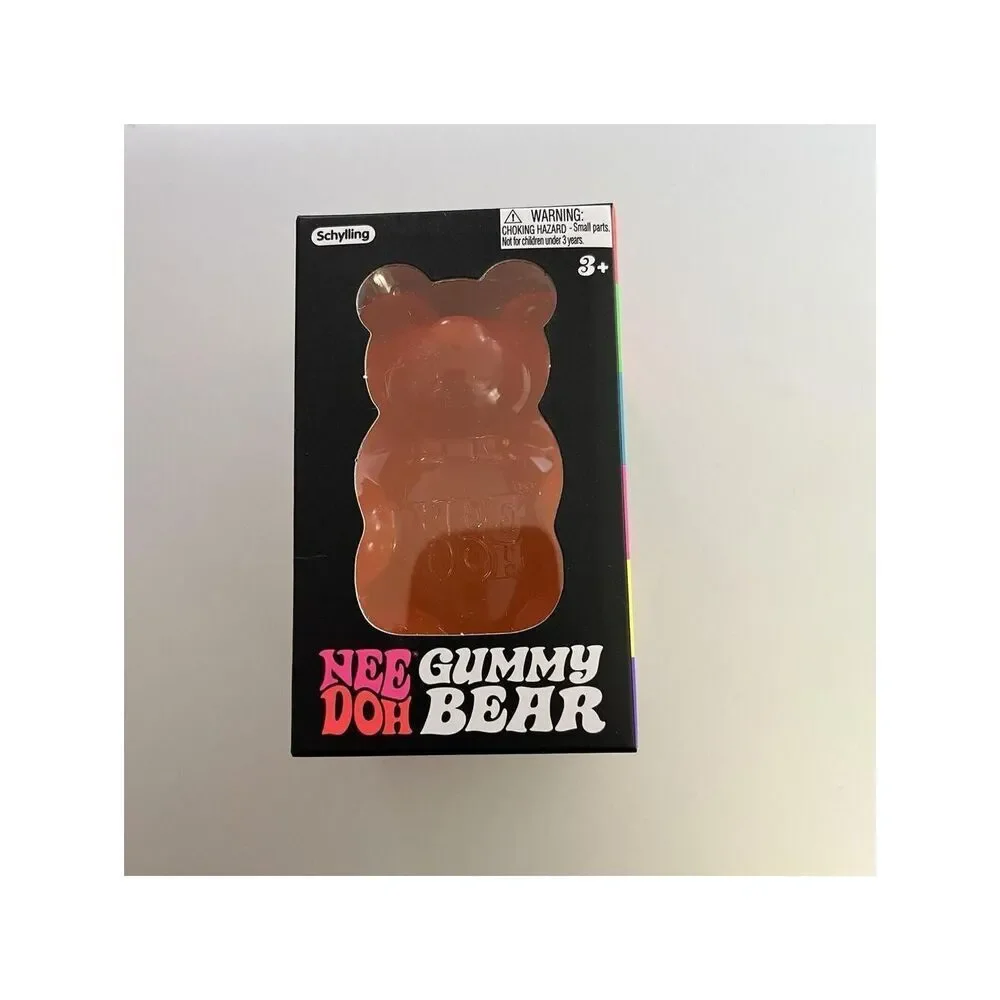 Schylling NeeDoh Gummy Bear Orange Fidget Stress Toy Squishy Nee Doh New In Box